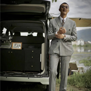 達(dá)人-斜幾同款定制西服